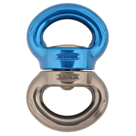 Obratlík DMM Axis Swivel Small strieborná/modrá Titanium/Blue