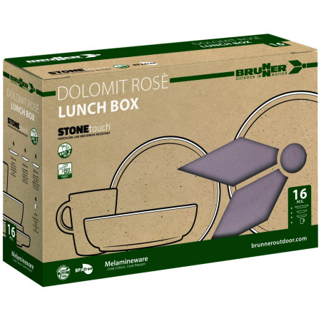Sada riadov Brunner Lunch Box Dolomit rose