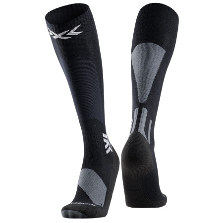 Podkolienky X-Socks Ski Discover Merino Otc čierna X BLACK/GREY