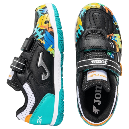 Detské topánky Joma Top Flex JR Black Indoor