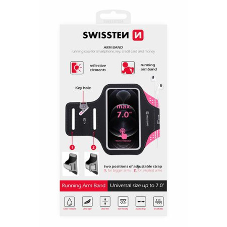 Puzdro na telefón Swissten ARMBAND CASE 7,0"