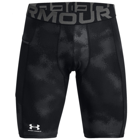 Pánske funkčné spodky Under Armour HG Armour Printed Lg Sts čierna/sivá Black/White