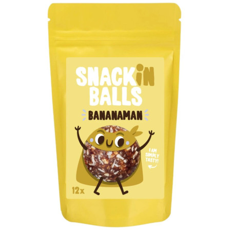 Športová výživa SNACKin BALLS Bananaman 156 g