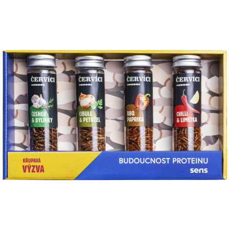 Jedlé červy Sens Darčekový set 4 chutí