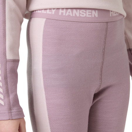 Detský funkčný set Helly Hansen Jr Lifa Merino Midweight Set Purple Clay