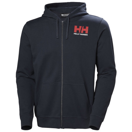 Pánska mikina Helly Hansen HH Logo Fz Hoodie tmavomodrá 597 Navy