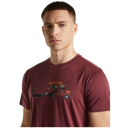 Pánske funkčné tričko Icebreaker Men Merino 150 Tech Lite SS Tee Transportage