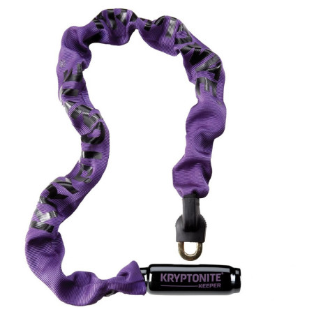 Zámok na bicykel Kryptonite Keeper 785 Integrated Chain 85 cm fialová Purple