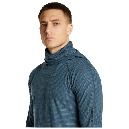 Pánska mikina Icebreaker Men Mer 400 RealFleece Grid Pulover Hood