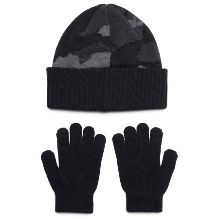 Čiapka Under Armour B Beanie/Glove Combo Black