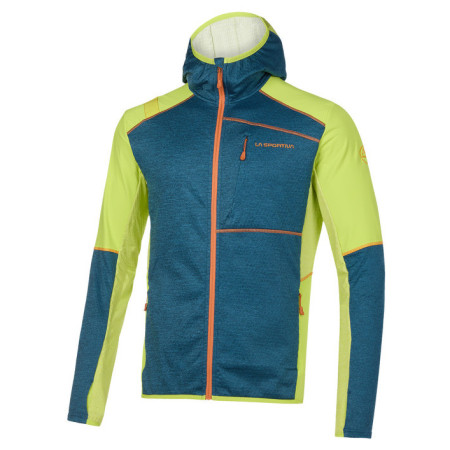 Pánska funkčná mikina La Sportiva Existence Hoody M modrá/žltá Storm Blue/Lime Punch