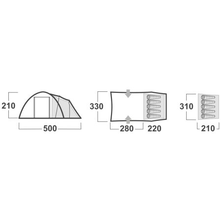 Rodinný stan Husky Boston Dural 5