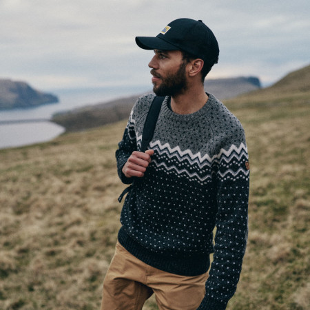 Pánsky sveter Fjällräven Övik Knit Sweater M