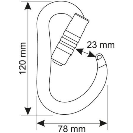 Karabína Camp Atom 3Lock