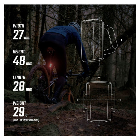 Zadné svetlo Sigma Buster RL 80