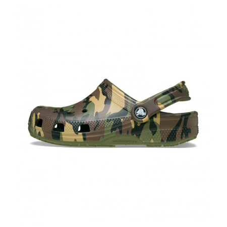 Detské papuče Crocs Classic Camouflage Clog Army Green/Multi