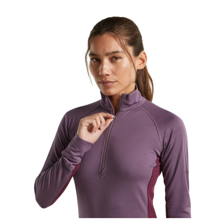 Dámske funkčné tričko Icebreaker Women Mer 200 ZoneKnit LS Half Zip