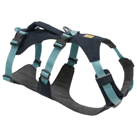 Postroj pre psa Ruffwear Flagline™ Harness čierna Basalt Gray