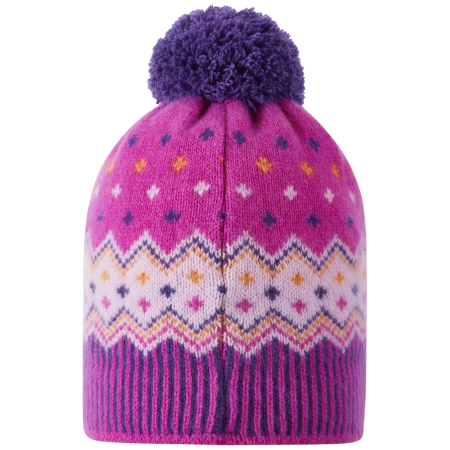 Detská čiapka Reima Pohjoinen Plum Purple