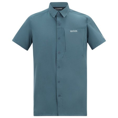 Pánska košeľa Regatta Anti-Insect Travel Light S/S Shirt modrá China blue