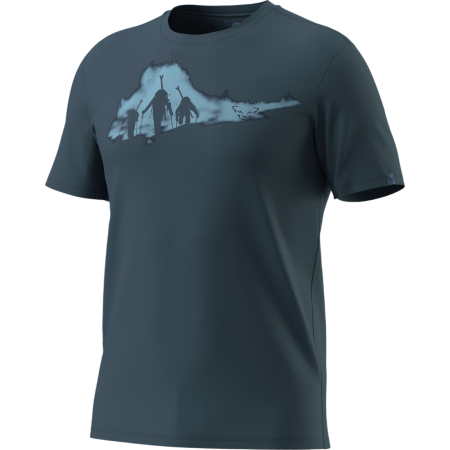 Pánske tričko Dynafit Graphic Co T-Shirt M tmavomodrá 0721 - cinder/ASCENT