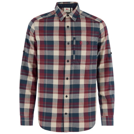 Pánska košeľa Fjällräven Fjällglim Regular Shirt M tmavomodrá Dark Navy-Maroon