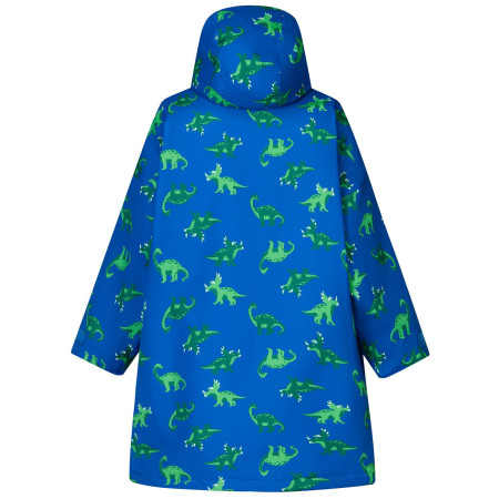 Detský nepremokavý kabát Regatta Junior Changing Robe Olymp Blue Dino