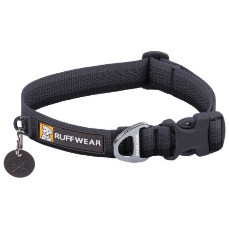 Obojok pre psa Ruffwear Front Range™ Collar čierna Basalt Gray