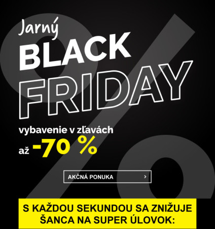 Vybavenie za proste výhodné ceny? - Jarný Black Friday