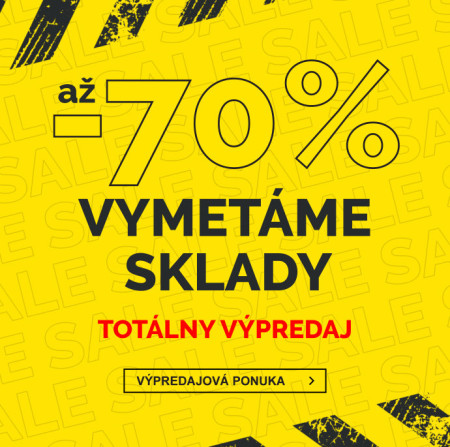 VYMETÁME SKLADY - AKCIA SA EŠTE NEKONČÍ