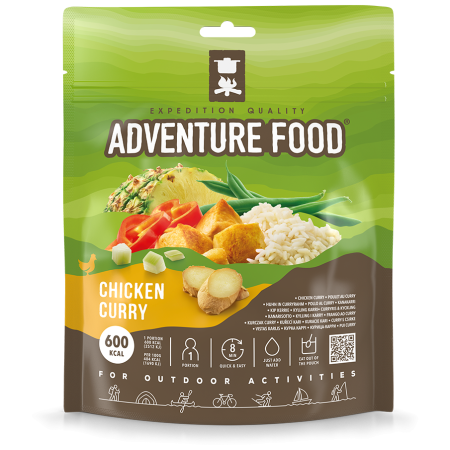 Hotové jedlo Adventure Food Kuřecí Kari 148g zelená