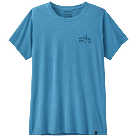 Dámske tričko Patagonia Women's Capilene Cool Daily Shirt - Cloud Crag modrá Shore Blue - Light Shore Blue X-Dye