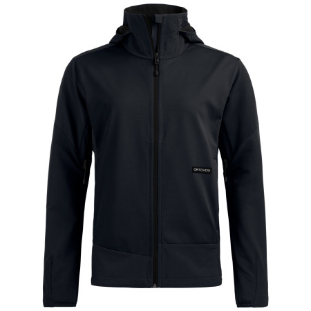 Dámska softshellová bunda Ortovox Ortler Softshell Plus Jacket čierna Black Raven