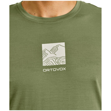 Pánske funkčné tričko Ortovox 120 Cool Tec Abstract