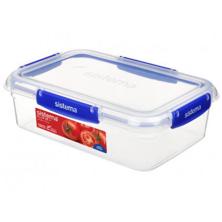 Box na potraviny Sistema Rectangle Klip It Plus 2,2L