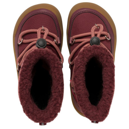 Detské zimné topánky Viking Outdoor Footwear Birch Barefoot Warm WP Pull-on Wine