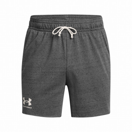 Pánske kraťasy Under Armour Rival Terry 6in Short sivá Gray