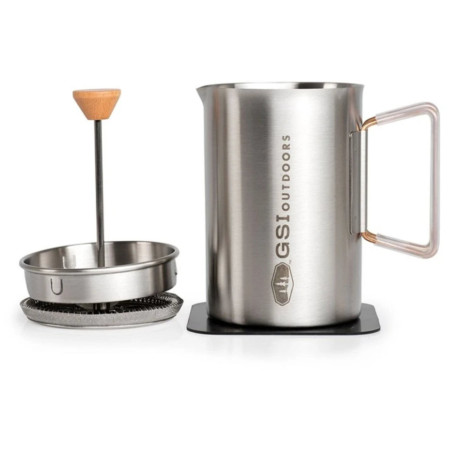 Presovač GSI Outdoors Glacier Stovetop JavaPress strieborná silver