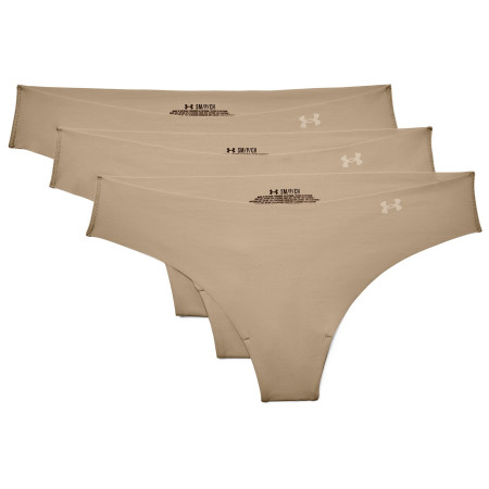 Dámske tangá Under Armour PS Thong 3Pack béžová/bílá
