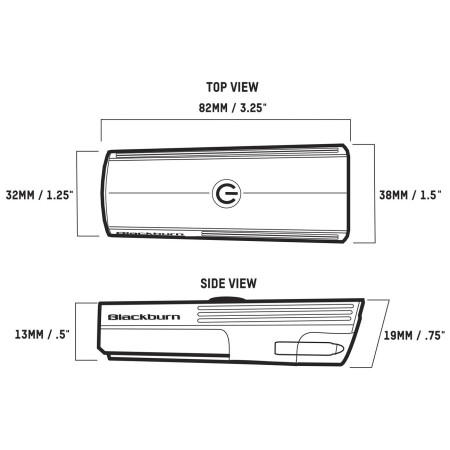 Predné svetlo Blackburn Dayblazer 550