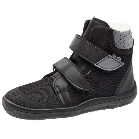 Detské barefoot topánky Beda Daisy Black čierna Black