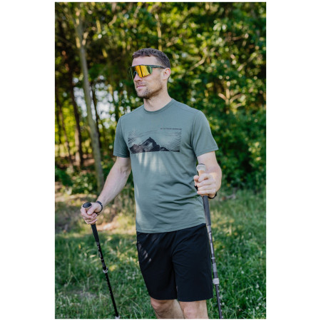 Pánske tričko MOOA Merino Lyolite Highlander 150 Short