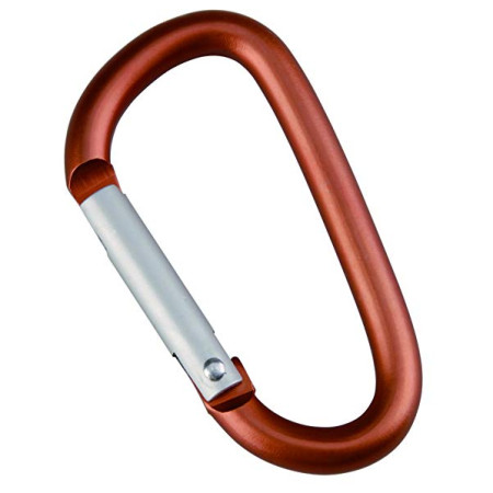 Munkees karabína s poistkou v tvare D 6x60 mm