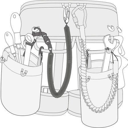 Pracovný vak Beal Tool Bucket Long 5l
