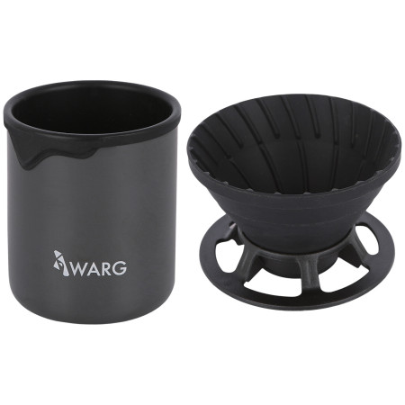 Kávový set Warg Kofein & Duo 2in1 Cups Set čierna black