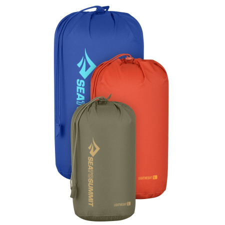 Vodeodolný vak Sea to Summit Lightweight Stuff Sack Set 3, 5, 8L modrá/zelená