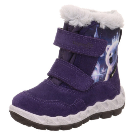 Detské zimné topánky Superfit Icebird Lila/Grau fialová Lila/Grau