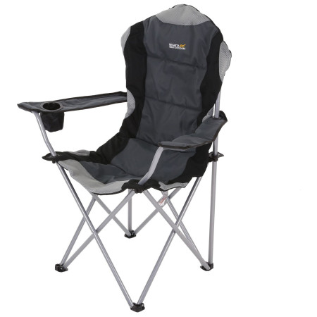Stolička Regatta Kruza Chair čierna/sivá Black/SealGrey