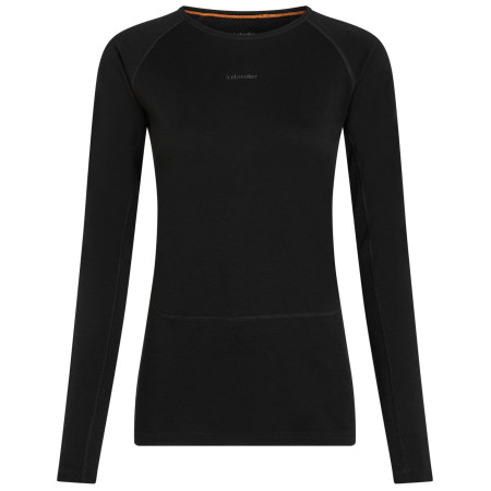 Dámske funkčné tričko Icebreaker Women Merino 200 ZoneKnit LS Crewe čierna Black