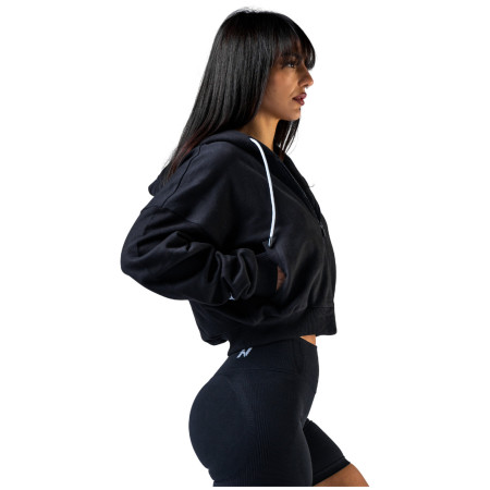 Dámska mikina Nebbia Black zip-up hoodie Power